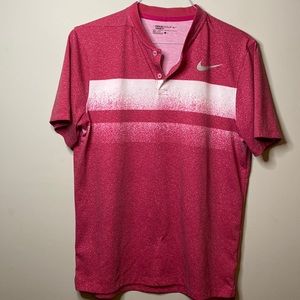 Nike Blade Collar Golf Polo Large - EUC
